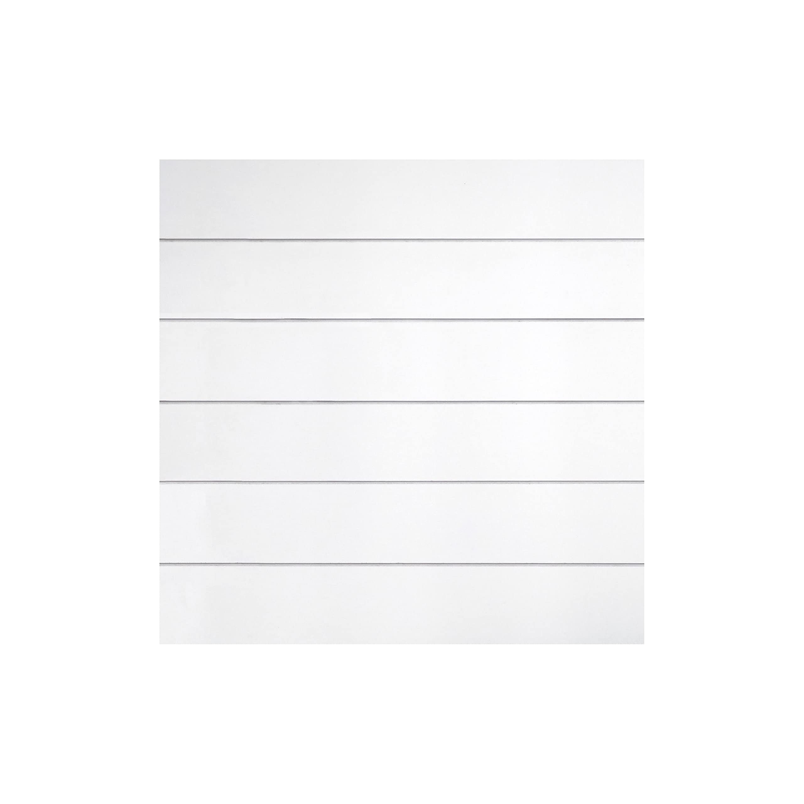 Timeline Classic White Shiplap Engineered Wood Wall Paneling, 3/8 in. 5.5 in. x 72 in. (6-Brds, 16.5 SF/Pkg)