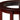 Frenchi Furniture-Wood Genoa End Table, Round Side /Accent Table , Inset Glass Espresso