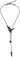 Glamorous Black Crow pendant necklace with Gothic vibe long necklace ladies fashion accessory M3357