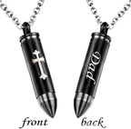 Celtic Cross Bullet Urn Necklaces for Ashes Cremation Jewelry Keepsake Memorial Pendant