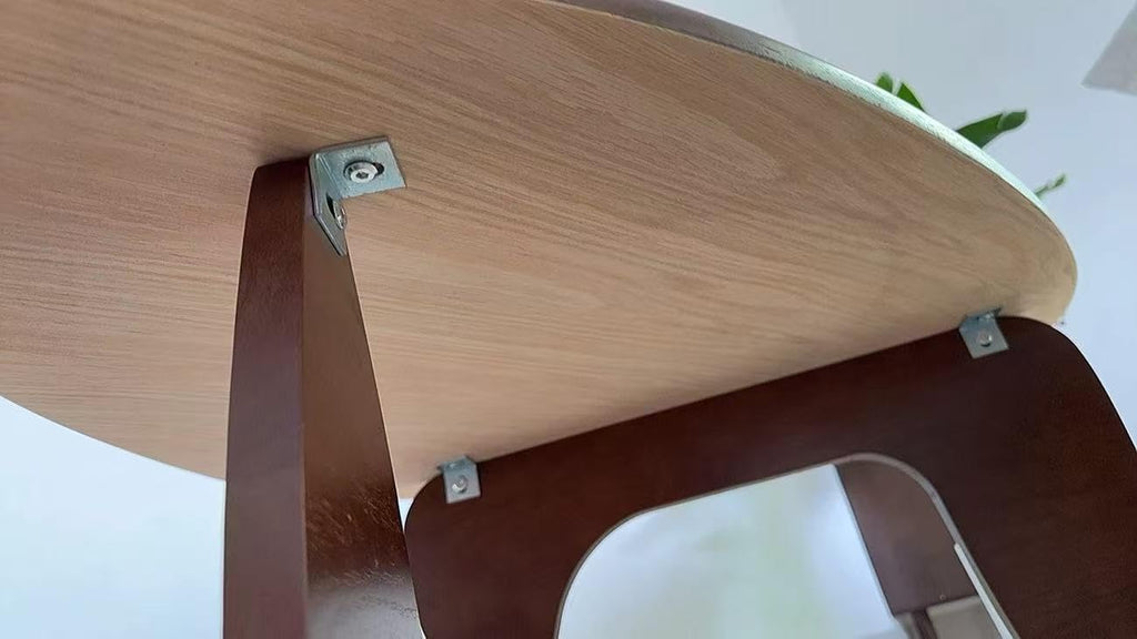 Mid Century Coffee Table Modern Mid-Century End Table, Midcentury Coffee Table Full Wood Low Table for Living Room Timber Top & Legs Farmhouse Solid Wood