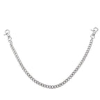 Chaîne de portefeuille Tucnoeu argentée chaîne de clés en métal robuste chaîne de pantalon chaîne de poche hip-hop punk accessoires gothiques pour femmes et hommes