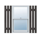 Mid-America 00031255004 Three Board Spaced Vinyl Shutters, 55"H, Wedgewood Blue