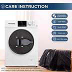 Manta eléctrica Westinghouse tamaño Queen, franela súper suave y acogedora 84" x 90" manta calefactable con 10 niveles de calentamiento rápido y apagado automático de 1-12 horas, lavable a máquina, certificación ETL y FCC, beige