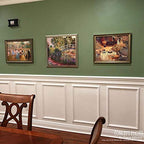 Ekena Millwork PNL24X28AS-01-CASE-2 Ashford Molded Classic Wainscot Wall Panel, 24-in. W x 28-in. H, Factory Primed White, 2 Count