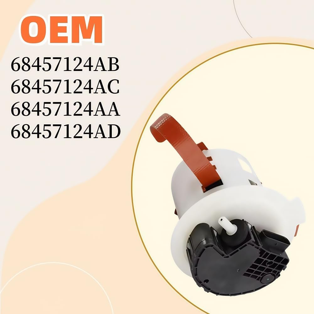 68457124AB Diesel Exhaust Fluid (DEF) Pump Heater Assembly Urea Pump Fits for 2019-2022 Ram 2500 3500 6.7L,Replaces 68457124AC