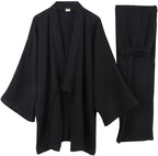 Japanese Kimono Men's Nightwear Loose Casual Home Pajamas