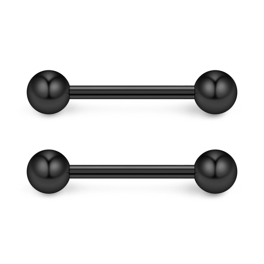 Ruifan 316L Stainless Steel Nipple Shield Barbell Ring Bar Body Piercing 14G