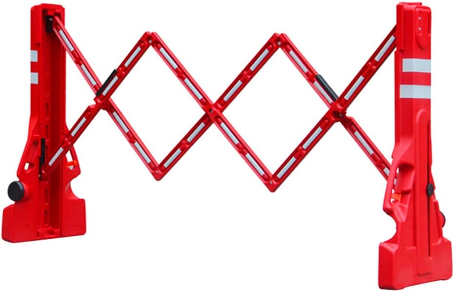 Electriduct 7.5 Feet Temporary Safety Expandable Gate Portable Barrier Crowd Control Barricade (3.5 Feet High)