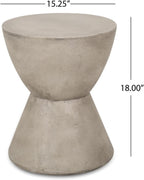 Christopher Knight Home 313408 Side Table, Light Gray