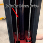 KATOOL 11000lbs Single Point Lock Release Direct Drive Two Post Lift Asymmetry Arm 3+2 Double S Design 2 Post Lift Auto Lift 2-Post Lift Clear Floor Car Lift