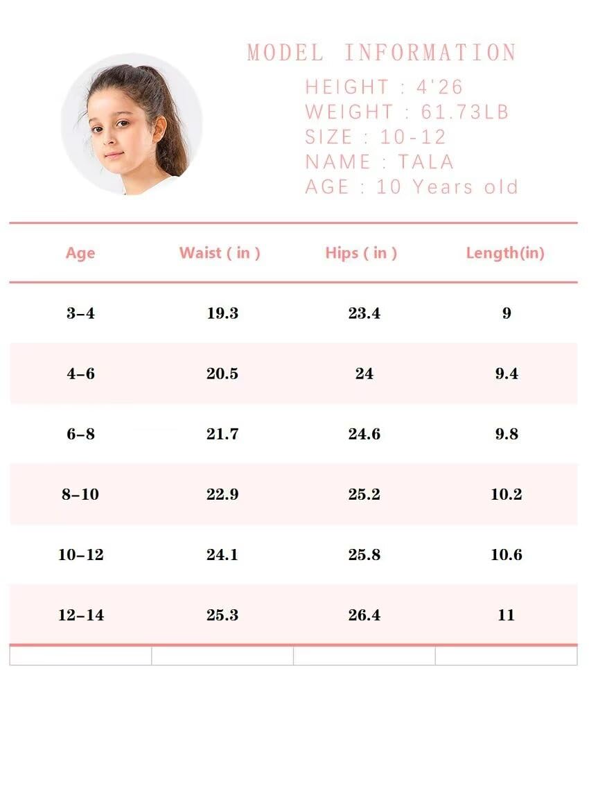 zqajuxg Girls Flowy Shorts with Spandex Liner,2 in 1 Butterfly Shorts Teen Girls with Pockets for Sports，Running，Athletic/Hot Pink/10-12 Years