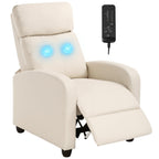 FDW Recliner Chair Reclining Sofa Leather Chair Home Theater Seating Lounge with Padded Seat Backrest