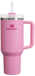 STANLEY Quencher H2.0 Tumbler with Handle and Straw 14 oz | Flowstate 3-Position Lid | Cup Holder Compatible for Travel | Insulated Stainless Steel Cup | BPA-Free | Azure