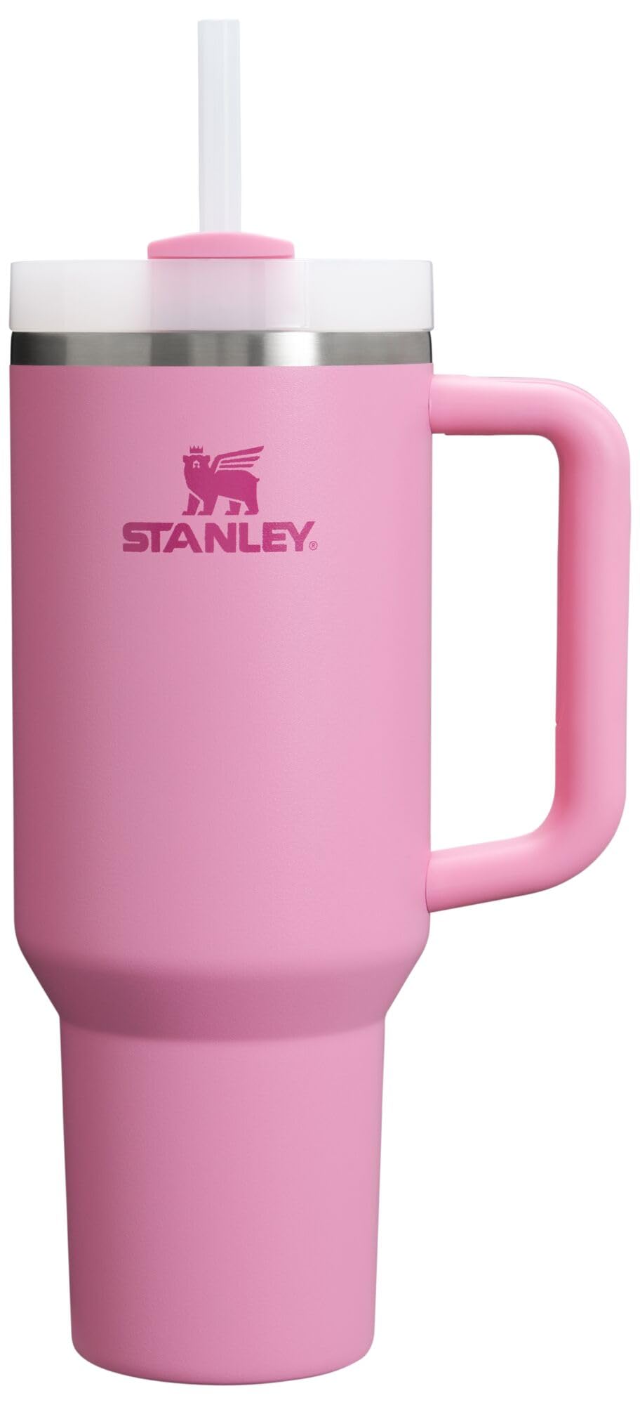 STANLEY Quencher H2.0 Tumbler with Handle and Straw 14 oz | Flowstate 3-Position Lid | Cup Holder Compatible for Travel | Insulated Stainless Steel Cup | BPA-Free | Azure
