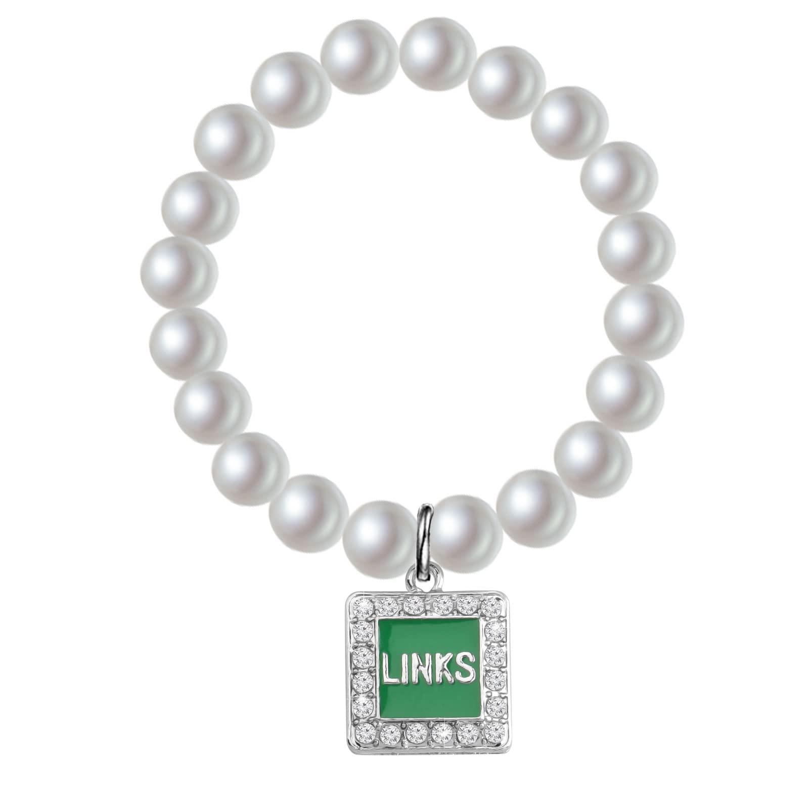 UJIMS Sorority Gift Green Sorority Sister Brooch Pin Graduation Jewelry for Women Greek Sorority Gift