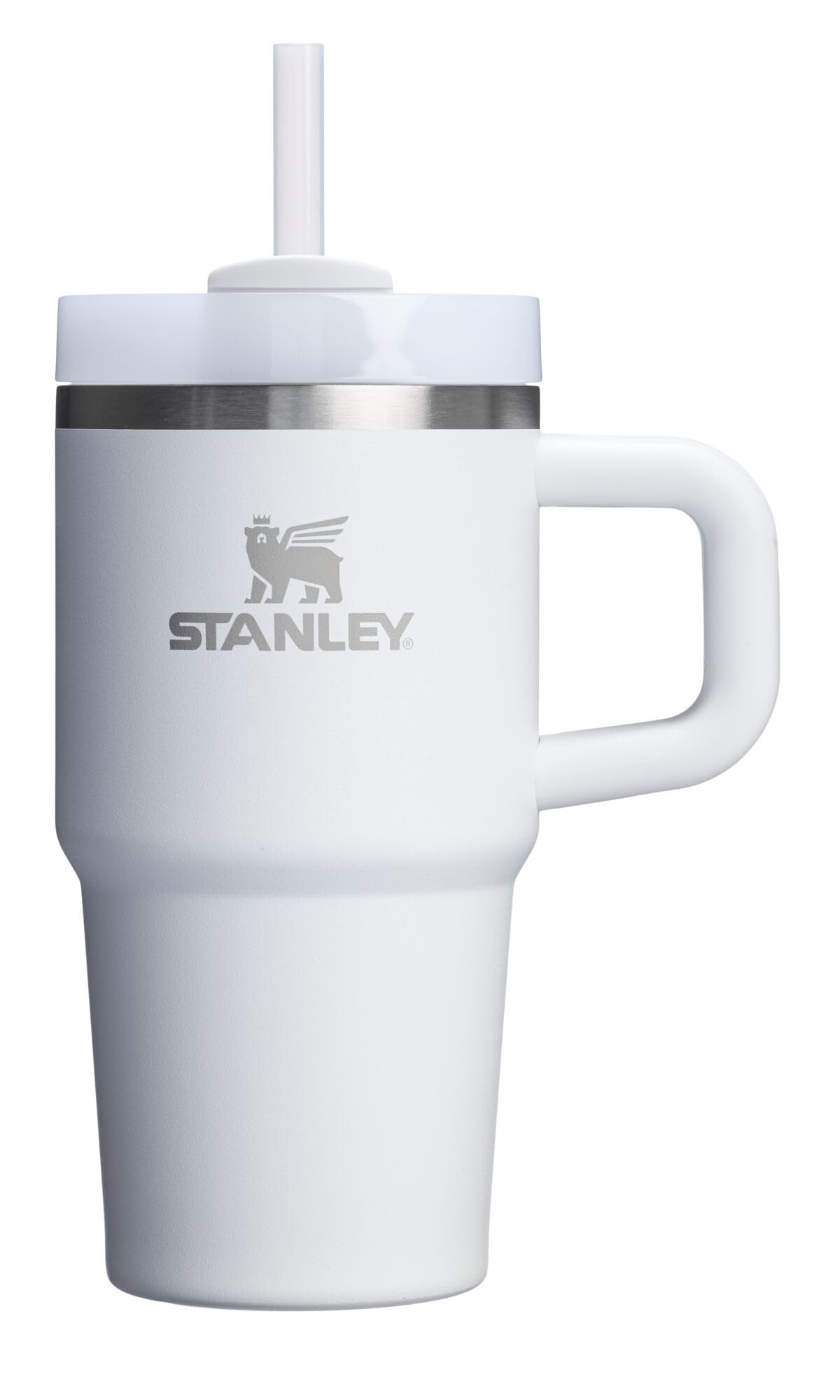STANLEY Quencher H2.0 Tumbler with Handle and Straw 14 oz | Flowstate 3-Position Lid | Cup Holder Compatible for Travel | Insulated Stainless Steel Cup | BPA-Free | Azure