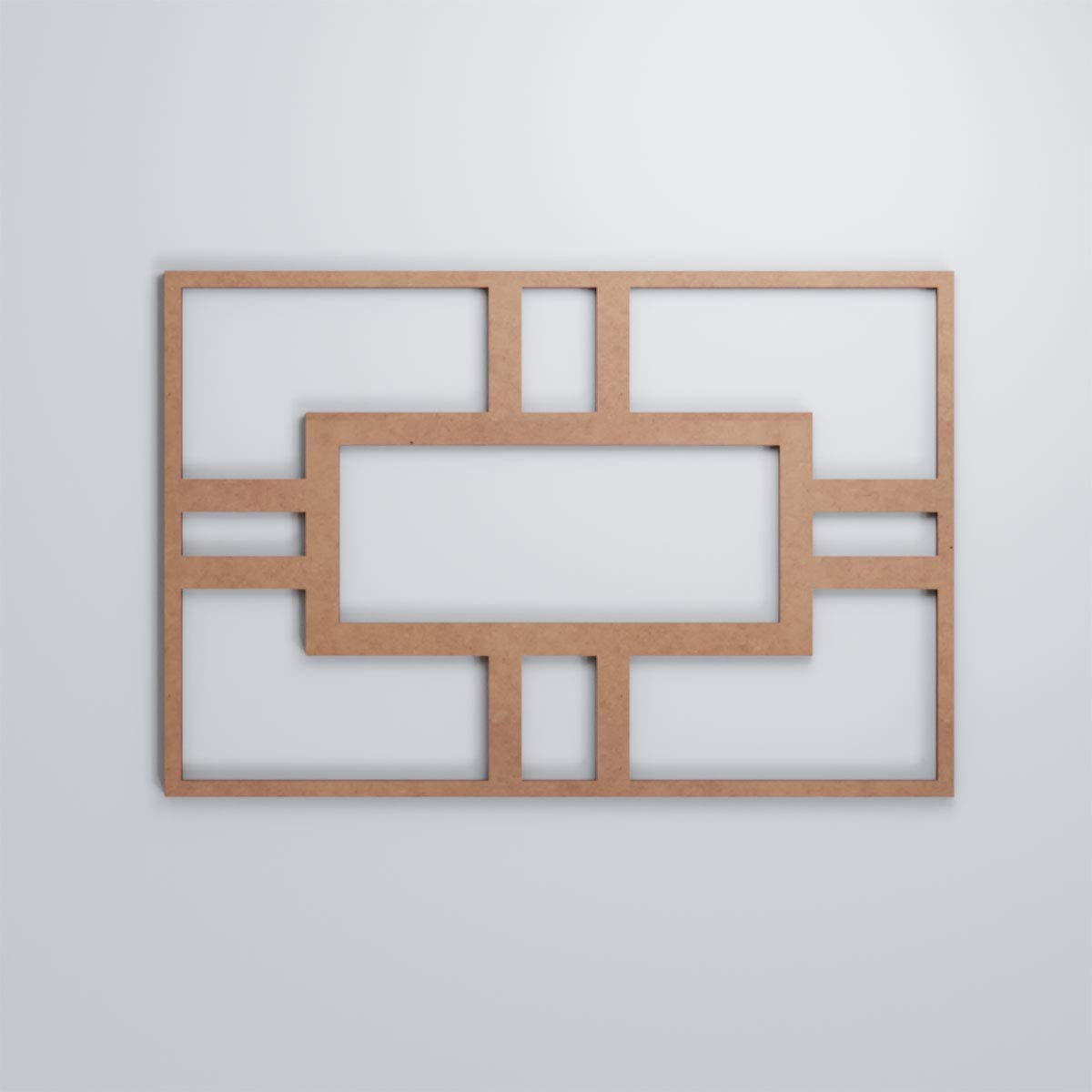 Ekena Millwork WALW24X24X0375HASMF Hastings 3/8"T Decorative Fretwork Wall Panels, 15 1/2" W X 23 H, MDF
