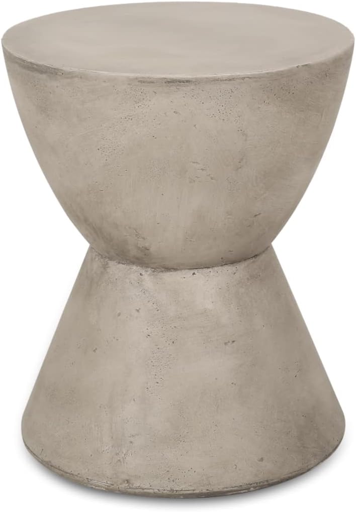 Christopher Knight Home 313408 Side Table, Light Gray