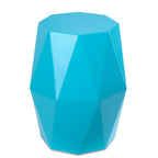 Vipush Outdoor Lace Cut Iron Side Table,Patio Garden Stool Coffee End Table Nightstand for Small Spaces,Living Room,Front Porch,Poolside,Brown