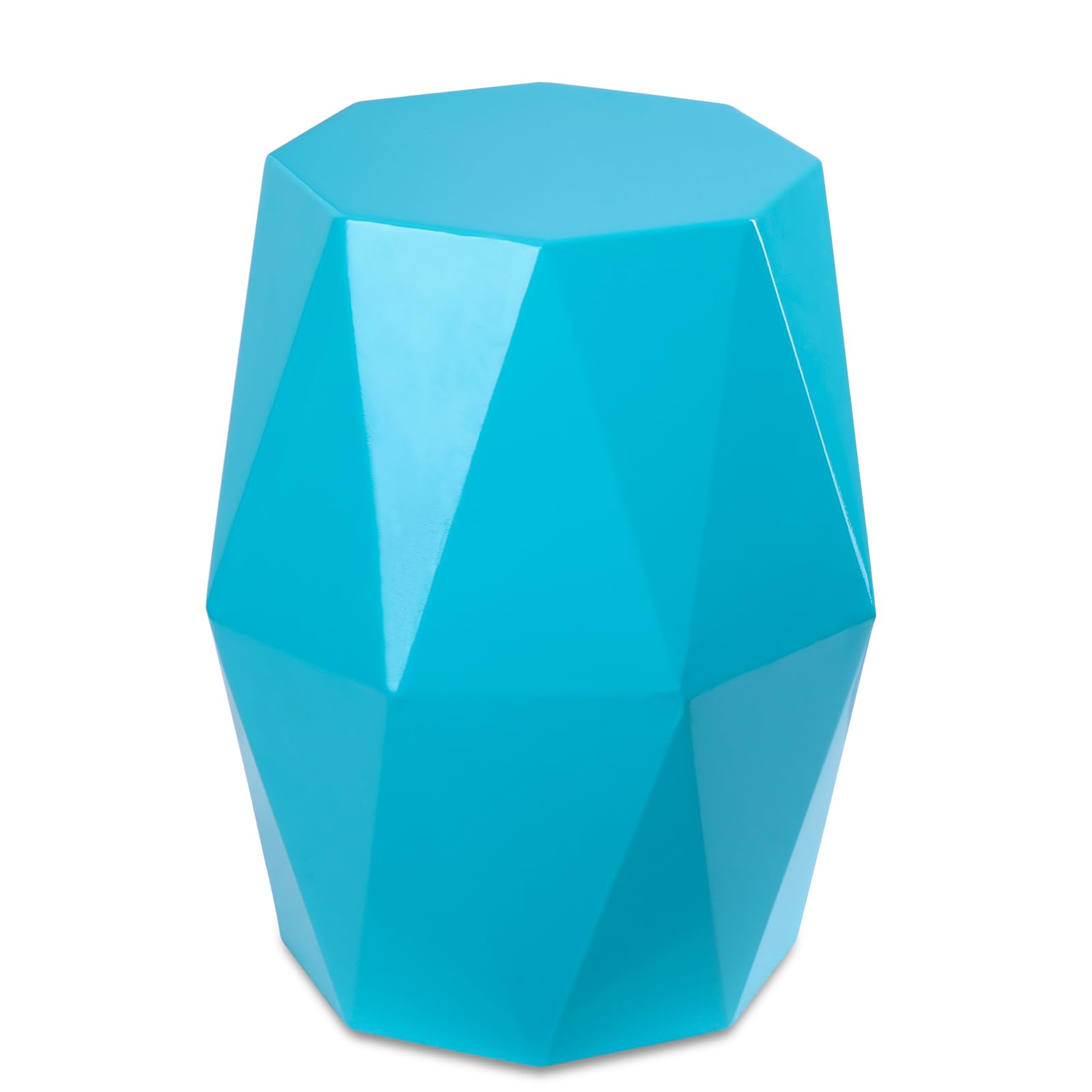 Vipush Outdoor Lace Cut Iron Side Table,Patio Garden Stool Coffee End Table Nightstand for Small Spaces,Living Room,Front Porch,Poolside,Brown