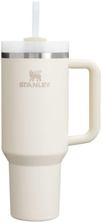 STANLEY Quencher H2.0 Tumbler with Handle and Straw 14 oz | Flowstate 3-Position Lid | Cup Holder Compatible for Travel | Insulated Stainless Steel Cup | BPA-Free | Azure
