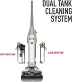 Hoover FloorMate Deluxe Hard Floor Cleaner Machine, Lightweight Cleaning Machine, Floor Scrubber with Spin Scrub Brushes, Wash and Dry Mode, Ideal for Hardwood, Vinyl, Tile, Laminate and More