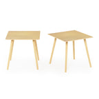 Furinno Classic Homey Square Parsons Side End Table, 1-Pack, Black