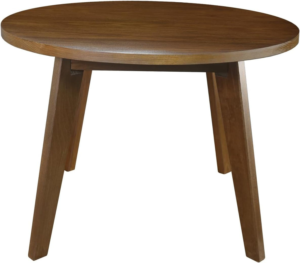 American Trails Genuine 100% Hardwood Round Coffee Table - Hand-Wiped Walnut