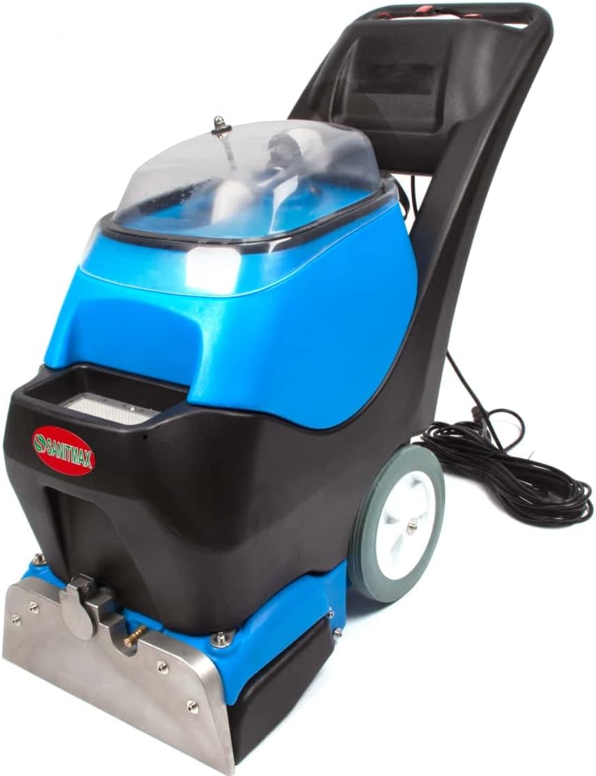 SM350 Commercial Carpet Extractor & Spotter Machine, 13.8" Cleaning Width, 160 PSI, 10.5-gal Water Tank, 8-gal Sewage Tank, 49 Ft Power Cord, with Upholstery Tool