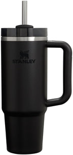 STANLEY Quencher H2.0 Tumbler with Handle and Straw 14 oz | Flowstate 3-Position Lid | Cup Holder Compatible for Travel | Insulated Stainless Steel Cup | BPA-Free | Azure