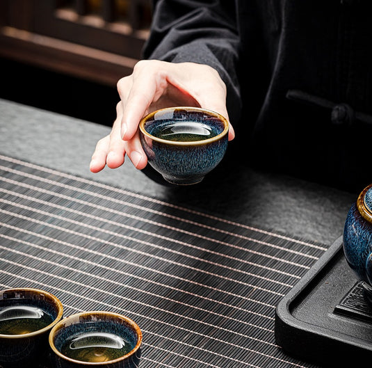 Kiln Ceramic Japanese-style Ancient Kung Fu Tea Set