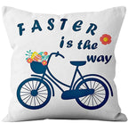 Living Room Sofa Bed Easter Linen Throw Pillowcase