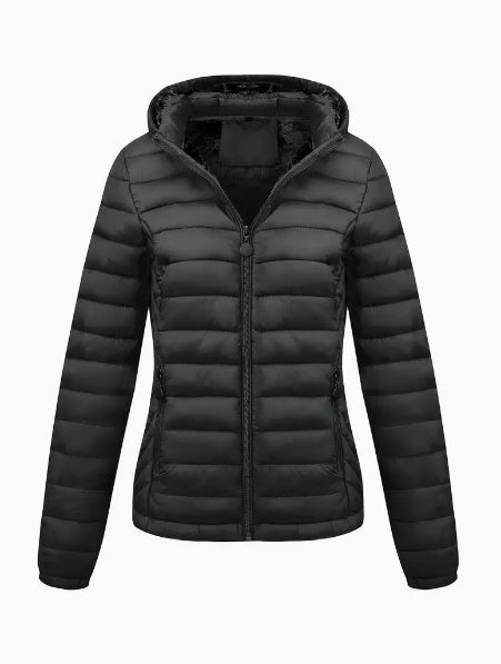 Women's Lightweight Hooded Winter Jacket - Grand Goldman