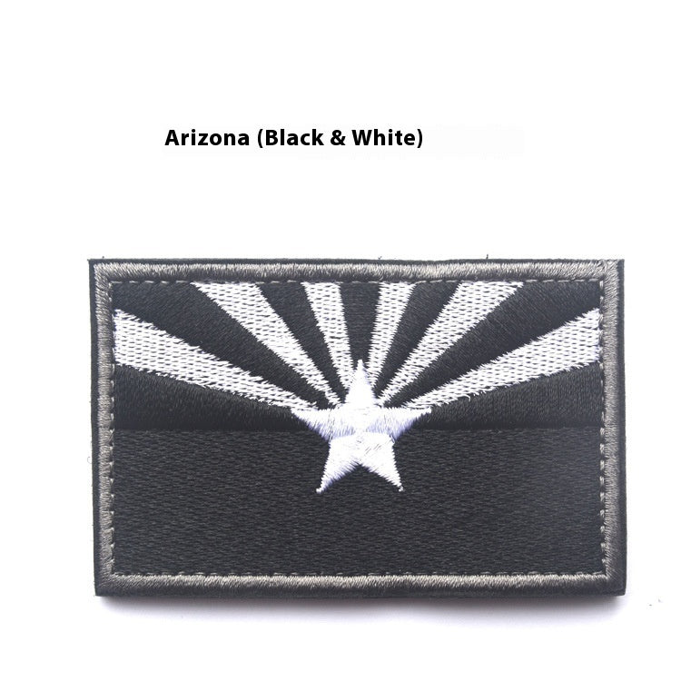 Embroidered Armband Double-sided Velcro Cloth Label