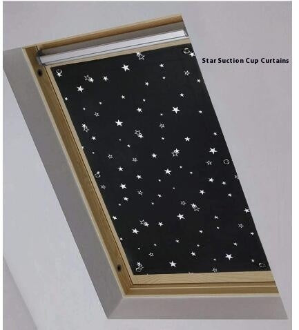 Portable Home Magic Patch Printed Curtains