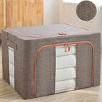 Thick Cotton Linen Storage Box Cloth Art Clothing Folding Wardrobe