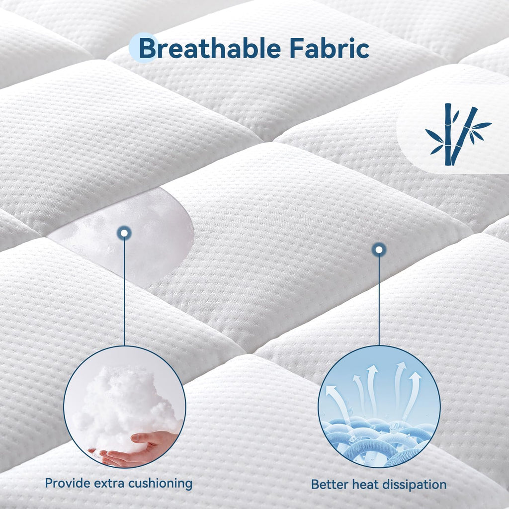 5 Inch Twin Mattress for Kids Adults Single Bed, Breathable Gel-Memory Foam Plus Pillowtop Mattress in a Box for Pressure Relief, CertiPUR-US Certified, Fiberglass-Free - Grand Goldman