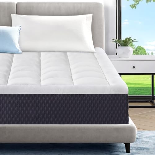 5 Inch Twin Mattress for Kids Adults Single Bed, Breathable Gel-Memory Foam Plus Pillowtop Mattress in a Box for Pressure Relief, CertiPUR-US Certified, Fiberglass-Free - Grand Goldman