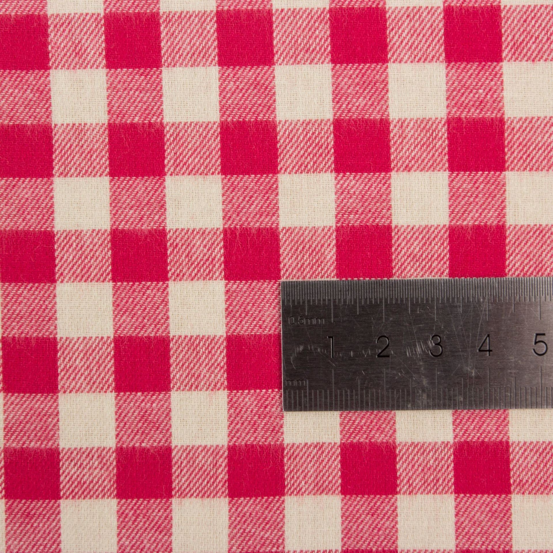 Pure Cotton Yarn-dyed 32 Brushed Plaid Fabrics