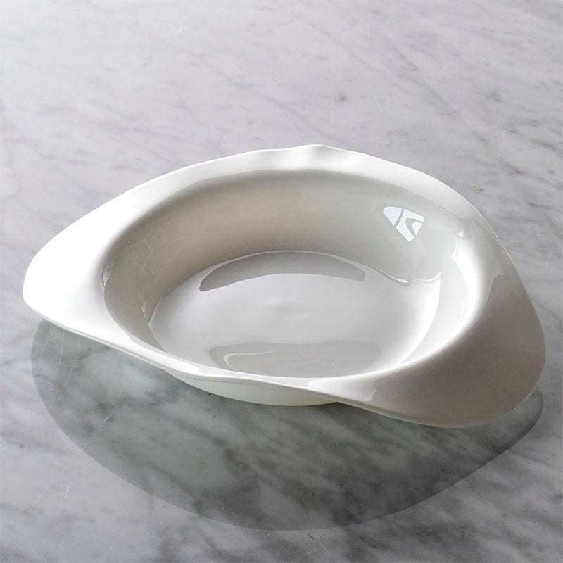 Creative Ultra-thin Bone China Irregular Soup Plate Restaurant ROOS