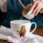 Bone China Mug Ice Cream Cup Large Noodle Cup Water Cup