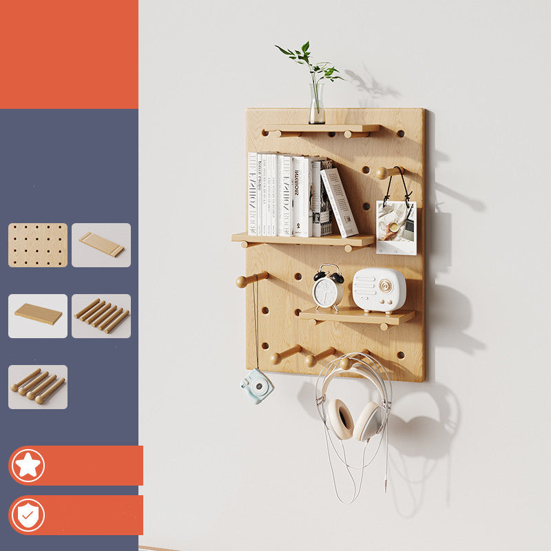 Layered Board Porch Storage Shelf