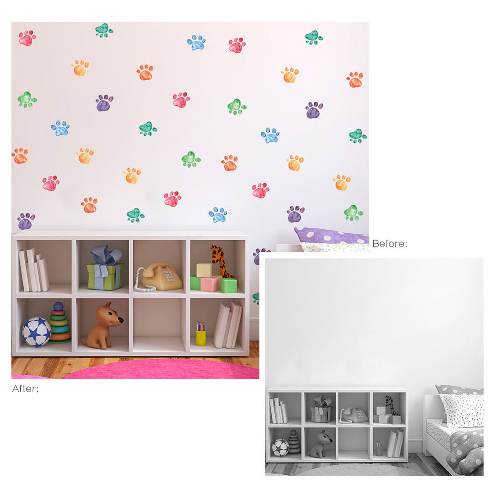 Rainbow Heaven Cloud Wall Stickers Living Room Background Furniture Decoration Stickers