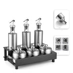 Condiment Rack Condiment Rack Condiment Storage Box Oil, Salt, Sauce And Vinegar