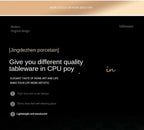 60 Pieces Bone China Dinnerware Set with Colorful Glaze Elegant Bowls and Plates for Home Ceramic Bowls and Plates Set - Grand Goldman