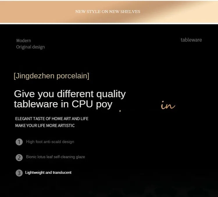 60 Pieces Bone China Dinnerware Set with Colorful Glaze Elegant Bowls and Plates for Home Ceramic Bowls and Plates Set - Grand Goldman