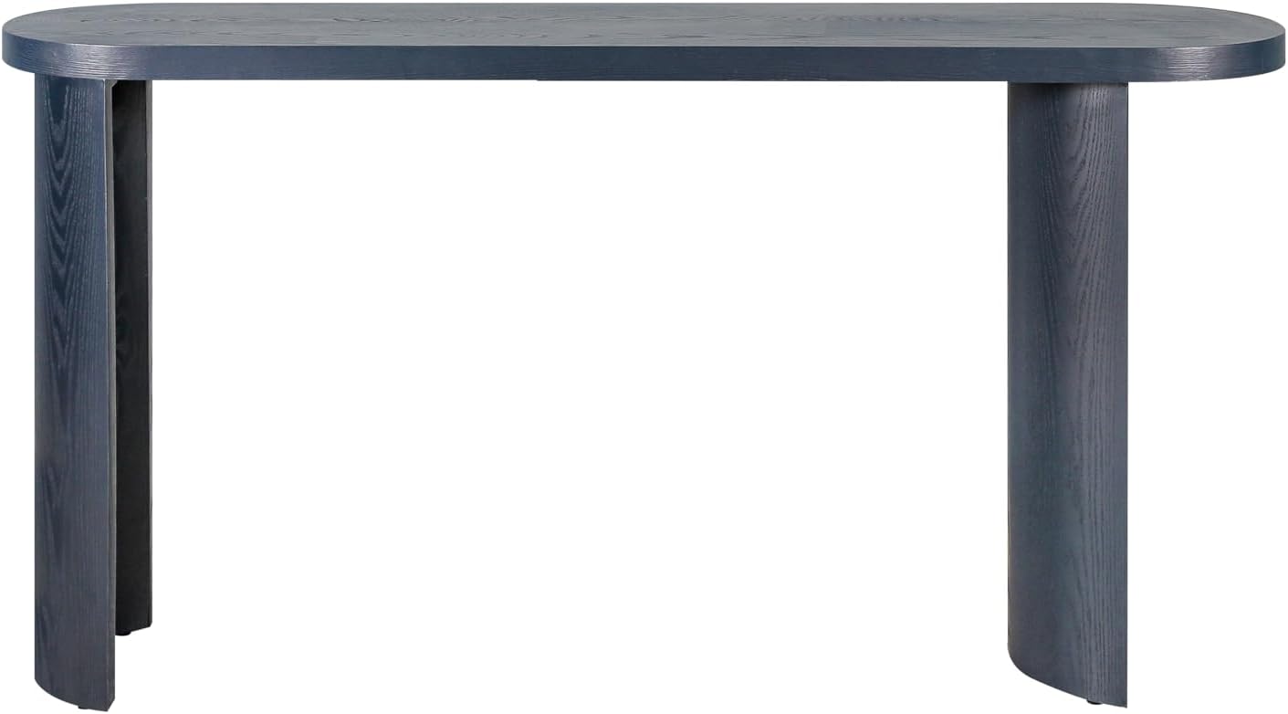 60'' Thick Top Entryway Table, Curved Legs, Support The Installation of Inward-Facing Or Outward-Facing for Sofas, Entryway, Behind The Couch, Living Room, Foyer, Black - Grand Goldman