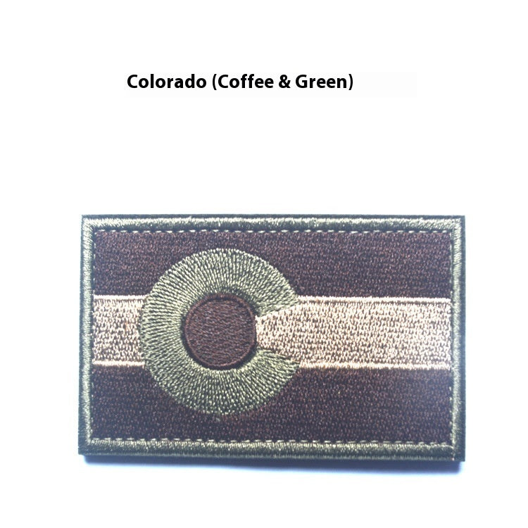 Embroidered Armband Double-sided Velcro Cloth Label