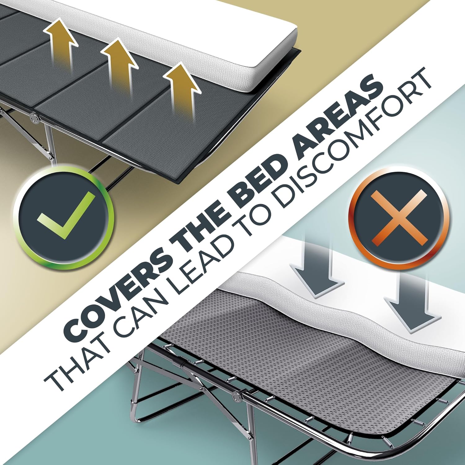 60in x 80in Sleeper Sofa Support Board Queen Size, Bed Boards for Under Mattress Bunkie Board Queen, Under Mattress Support Board Queen for Pull Out Couch Mattress - Grand Goldman